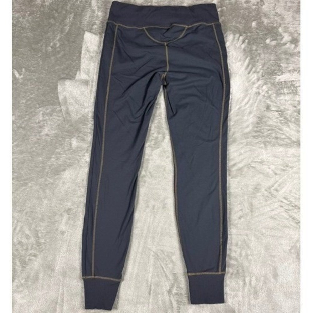Athleta Joggers Women's Medium Gray Drawstring Flatlock Stitching Activewear - Picture 2 of 9